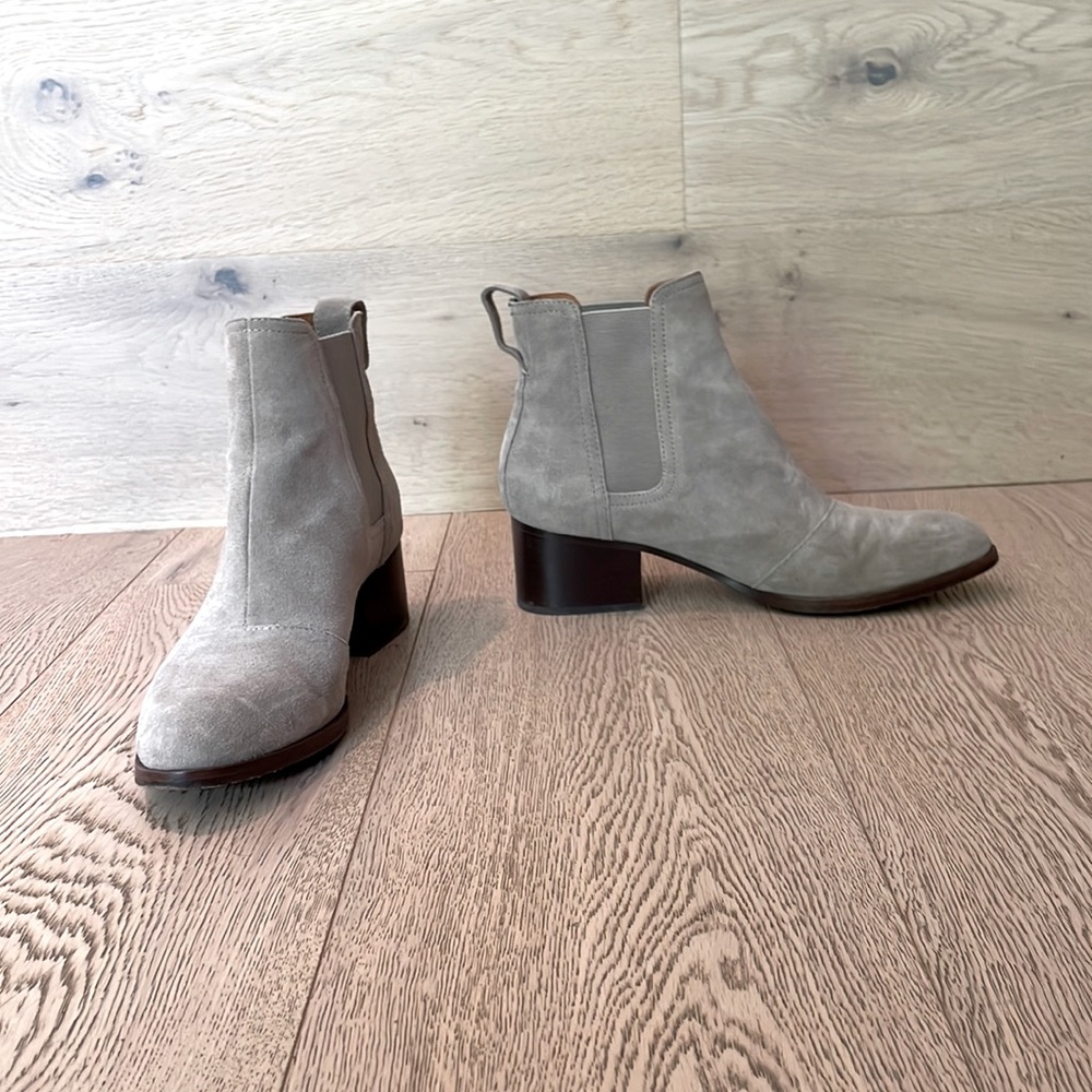 Rag & Bone Beige Suede Chelsea Boots Sz 38